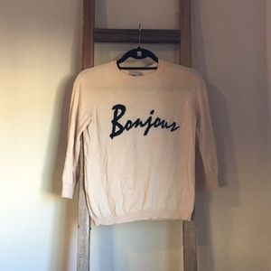 Bonjour sweater